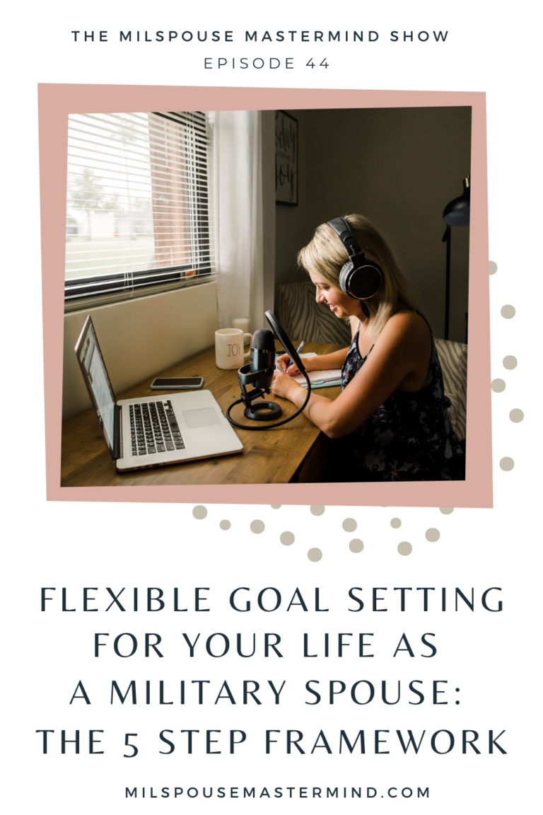 goal setting for military spouses