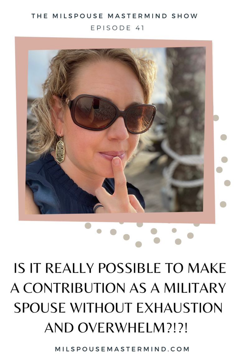 how to find balance as a military spouse