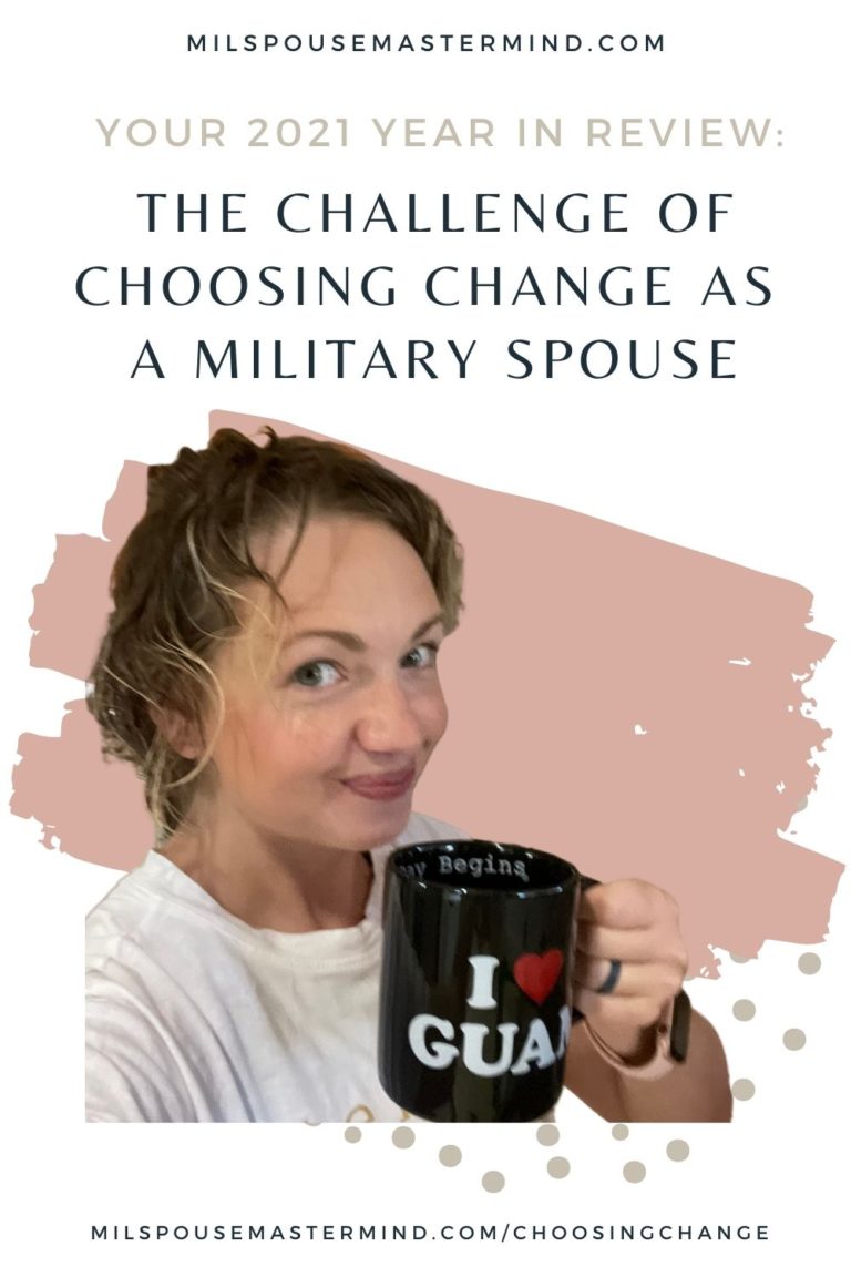 reflecting on your year as a military spouse