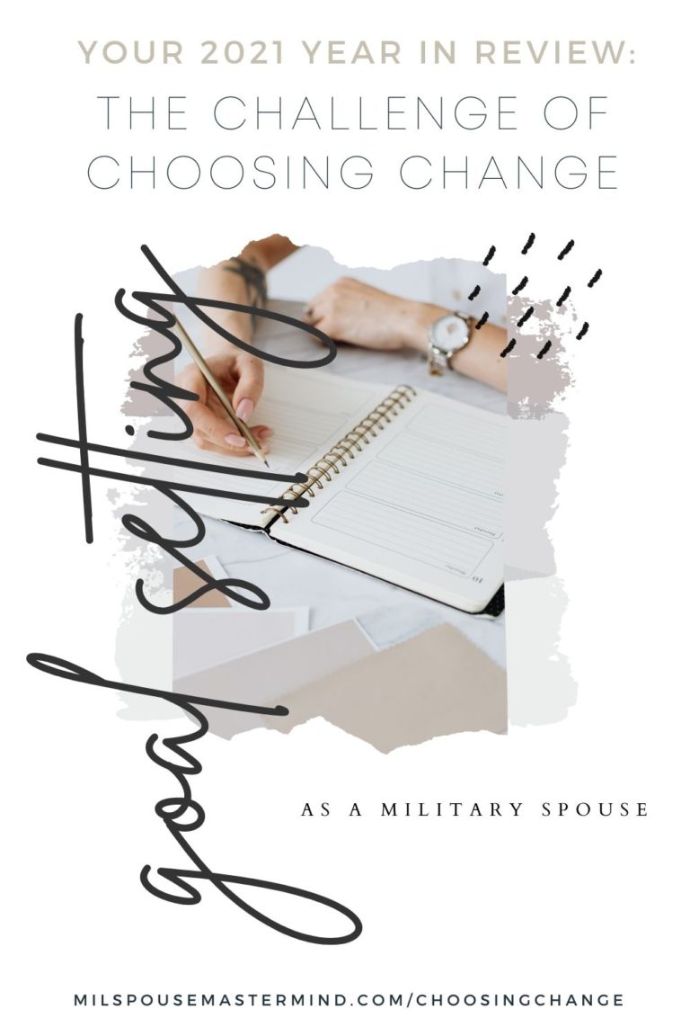 reflecting on your year as a military spouse