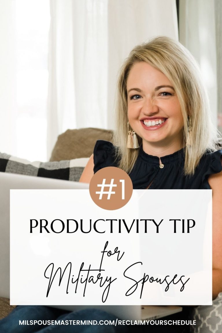 productivity for military spouses