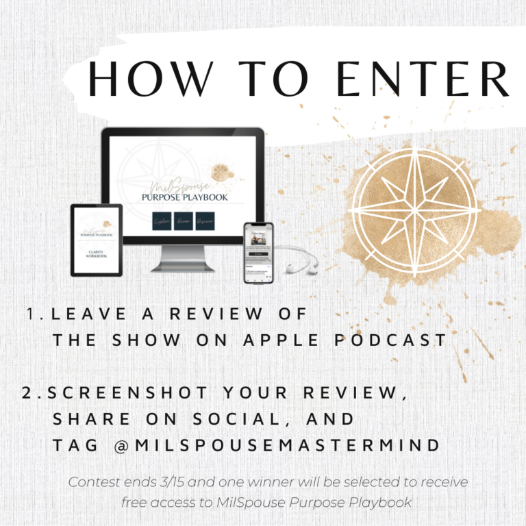 one year of the milspouse mastermind show, podcast lessons learned, podcast giveaway