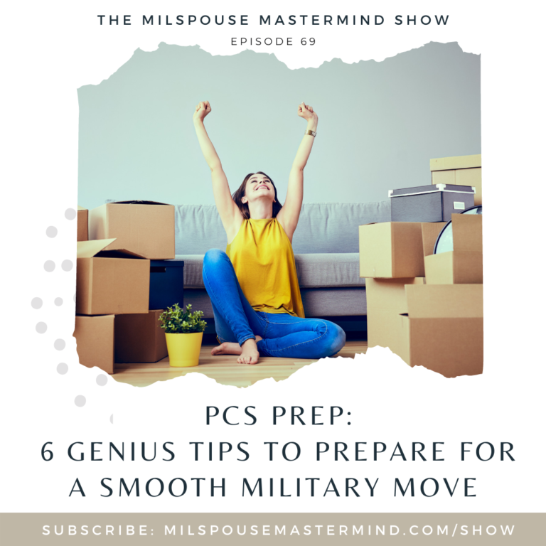 PCS prep tips for military spouses