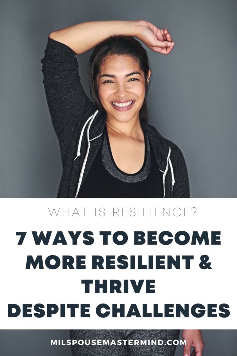 How to become more resilient as a milspouse