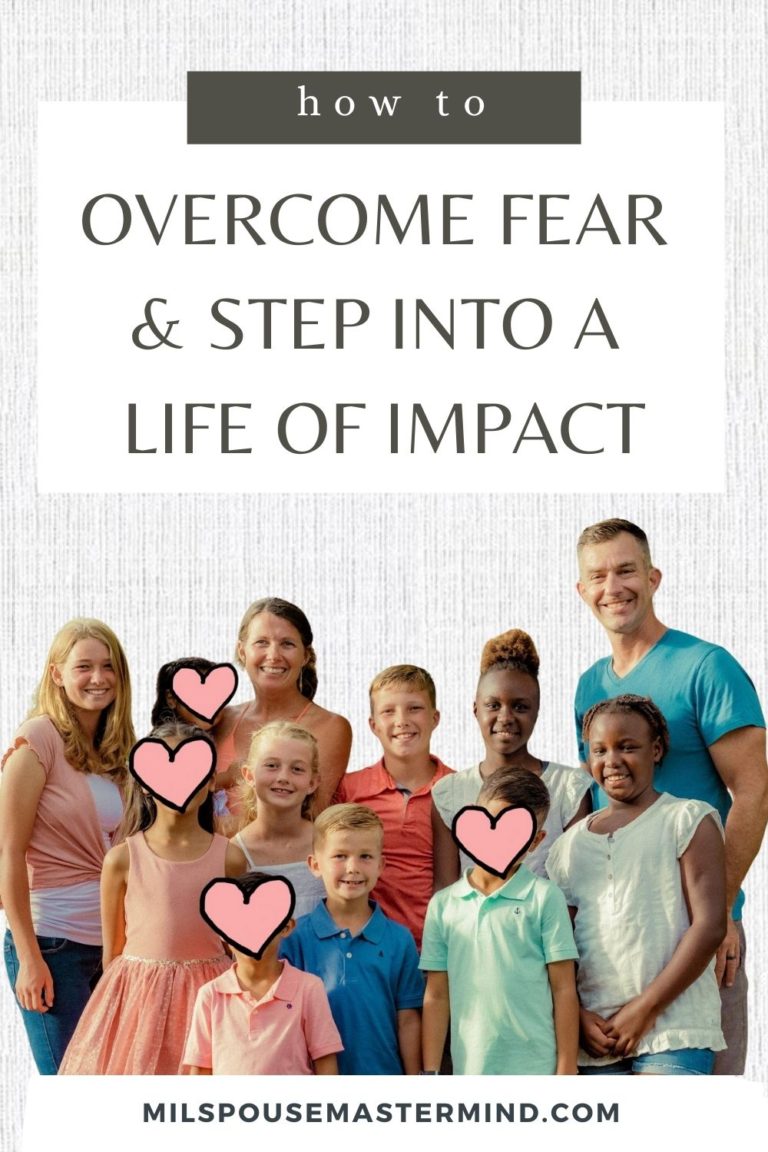 Overcoming doubt and leaning in to a mission or cause that feels difficult as a military family