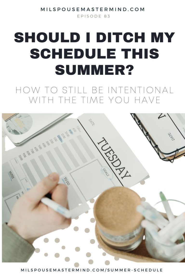 Adjusting to a new summer season as a military spouse and work from home parent