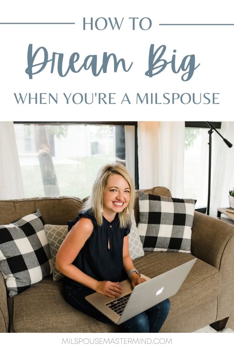 what i've learned in 100 episodes of podcasting, how to dream big as a military spouse