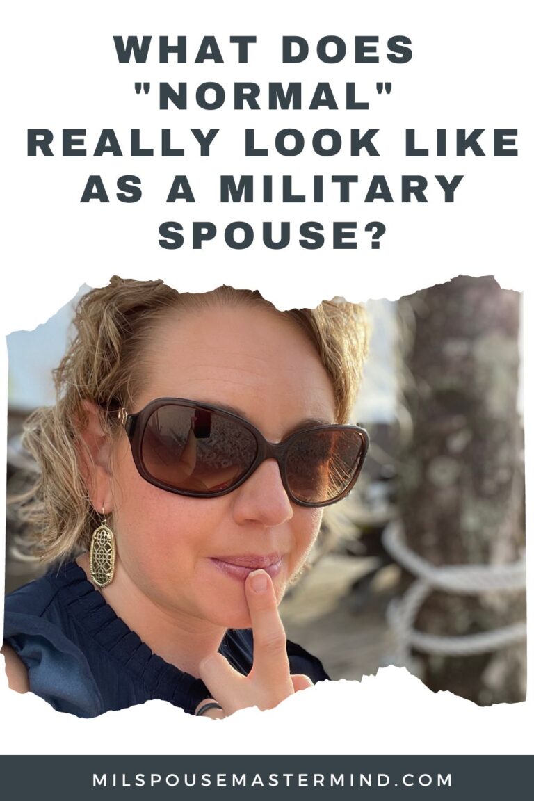 what is normal look like as a military spouse?