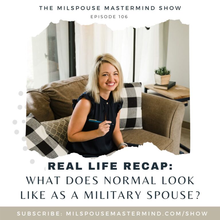 what is normal look like as a military spouse?