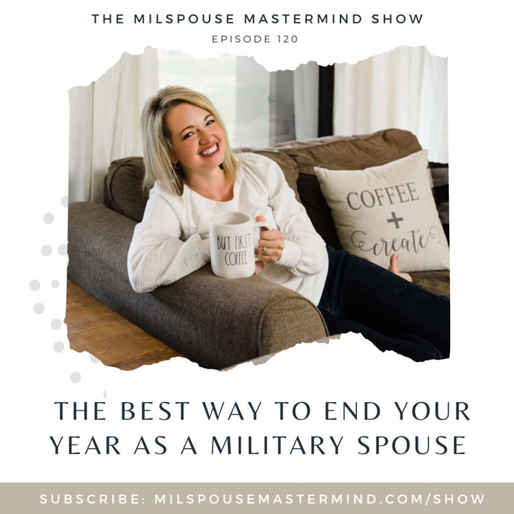 The best way to end your year as a milspo. Are you doing these four things?