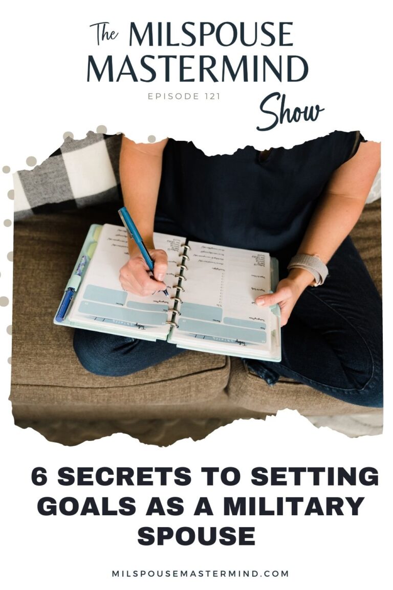 The real secret to setting goals as a military spouse