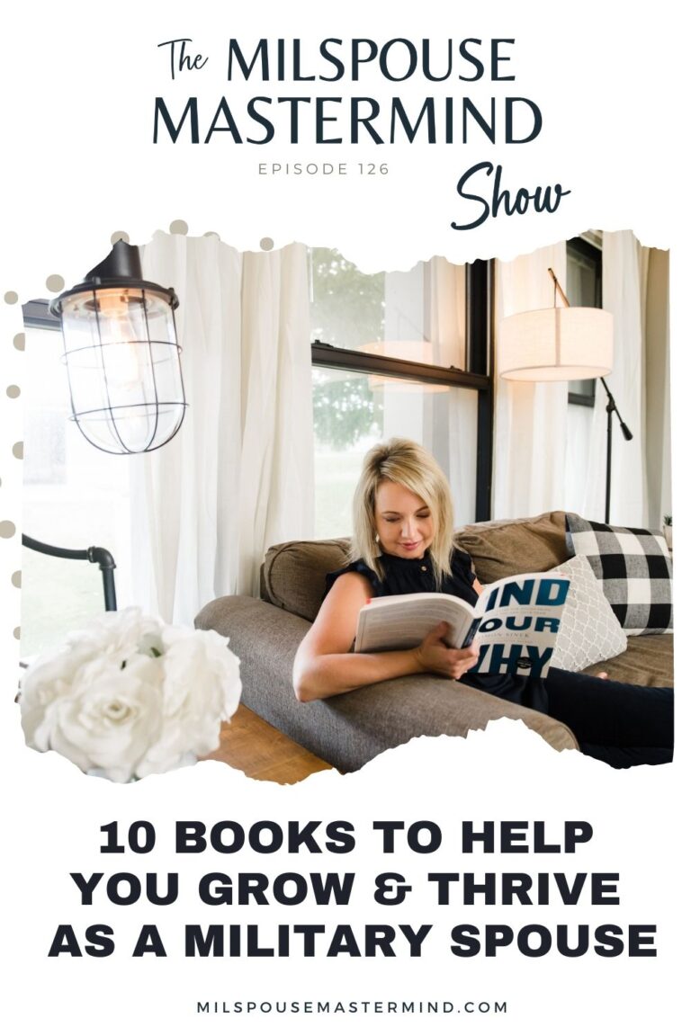 ! My Top Ten Book Recommendations to Help You Thrive as a Military Spouse