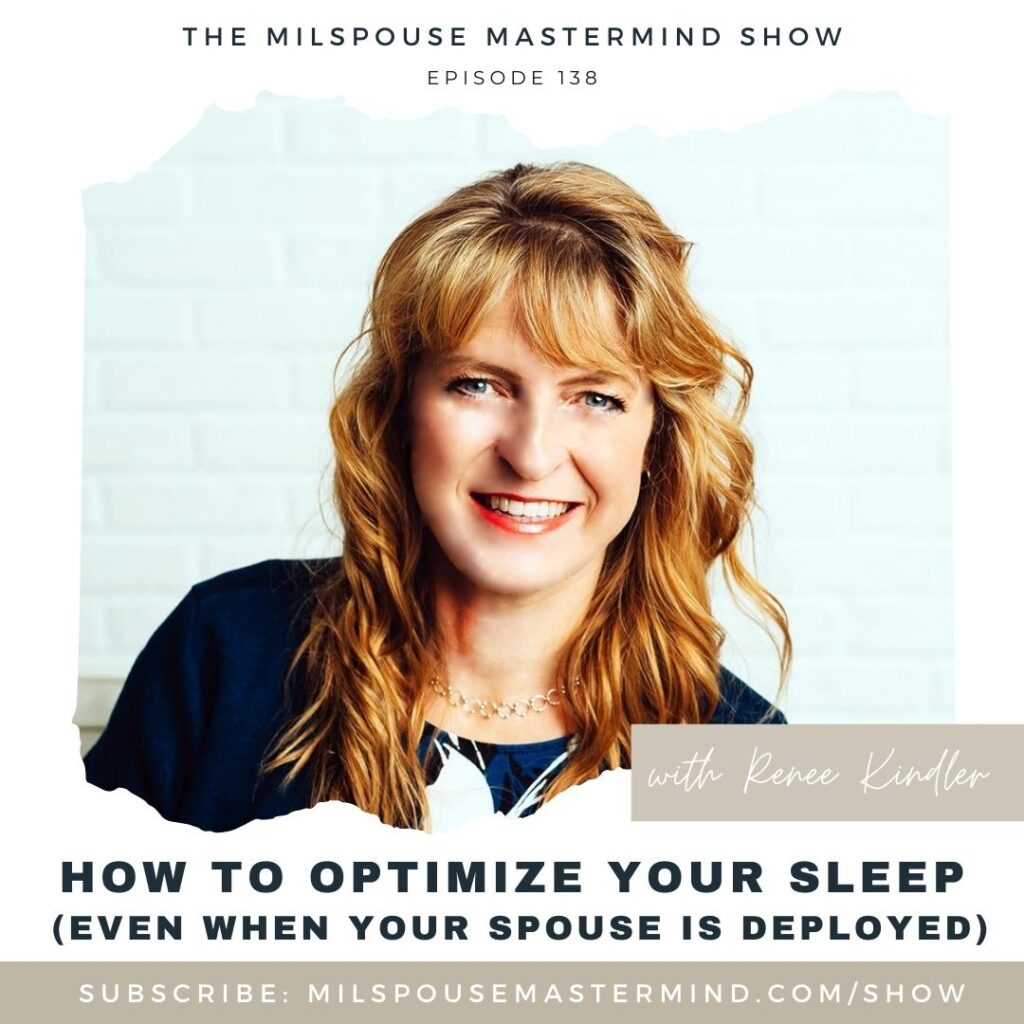 how to improve your sleep and wake up feeling rested as a military spouse, even when your spouse is deployed