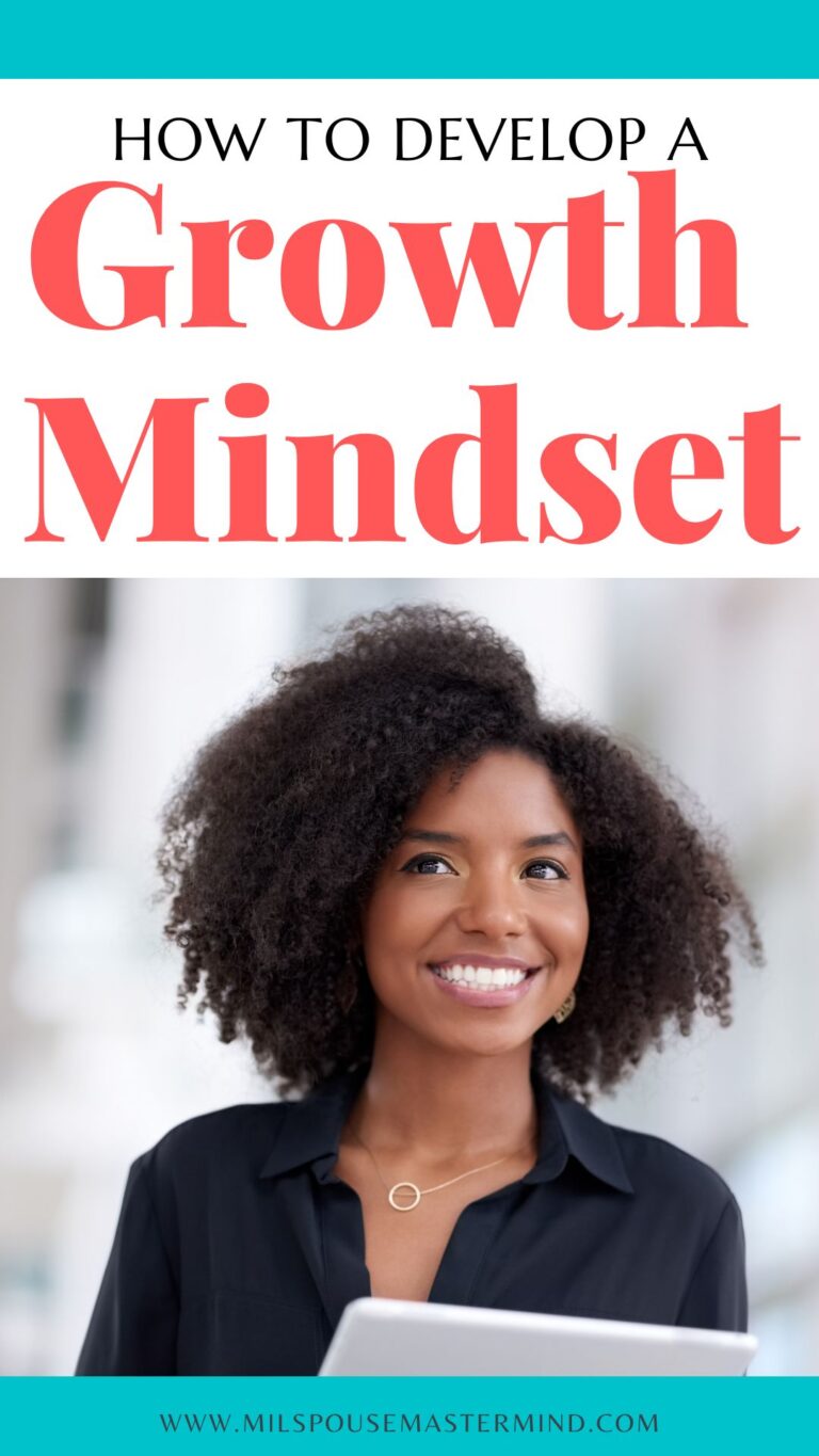 How a growth mindset can transform your life and business as a work from home military spouse
