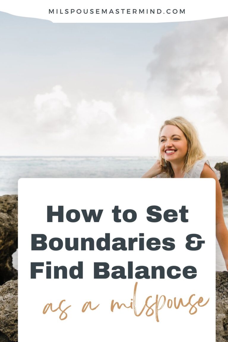 How to Set Healthy Boundaries, Find Balance & Thrive as a Busy Military Spouse with Time Management Coach Lissa Figgens