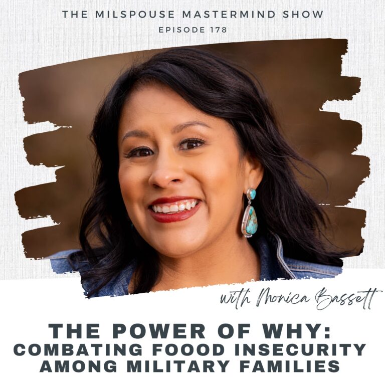 The power of a strong why. Combating food insecurity among military families with Monica Bassett, CEO of Stronghold Food Pantry