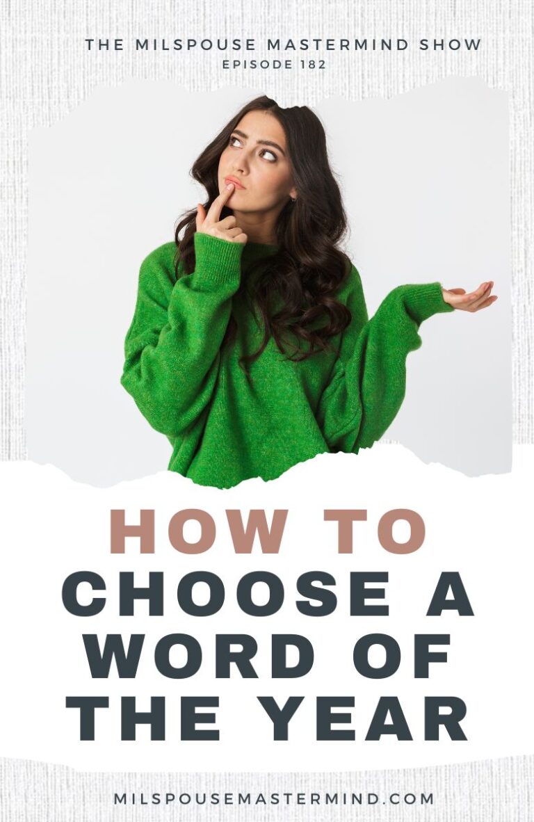 Not ready to commit to a new year's resolution? Try choosing a word of the year.