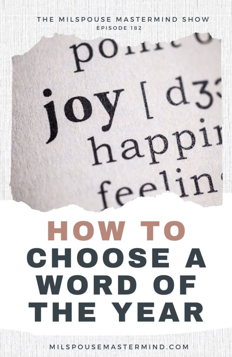 Not ready to commit to a new year's resolution? Try choosing a word of the year.