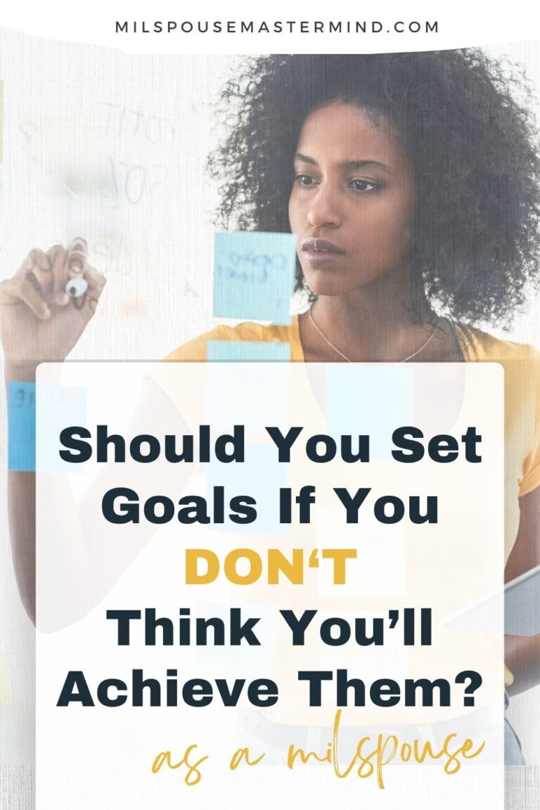 you might not achieve your goals. And you might feel discouraged or defeated. So does that mean you shouldn’t set goals?