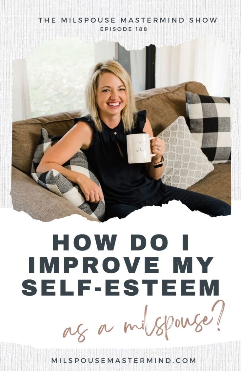 What you can do to stop mentally doubting yourself, improve your self-confidence, and ultimately help you reach your goals and dreams as a milspouse.