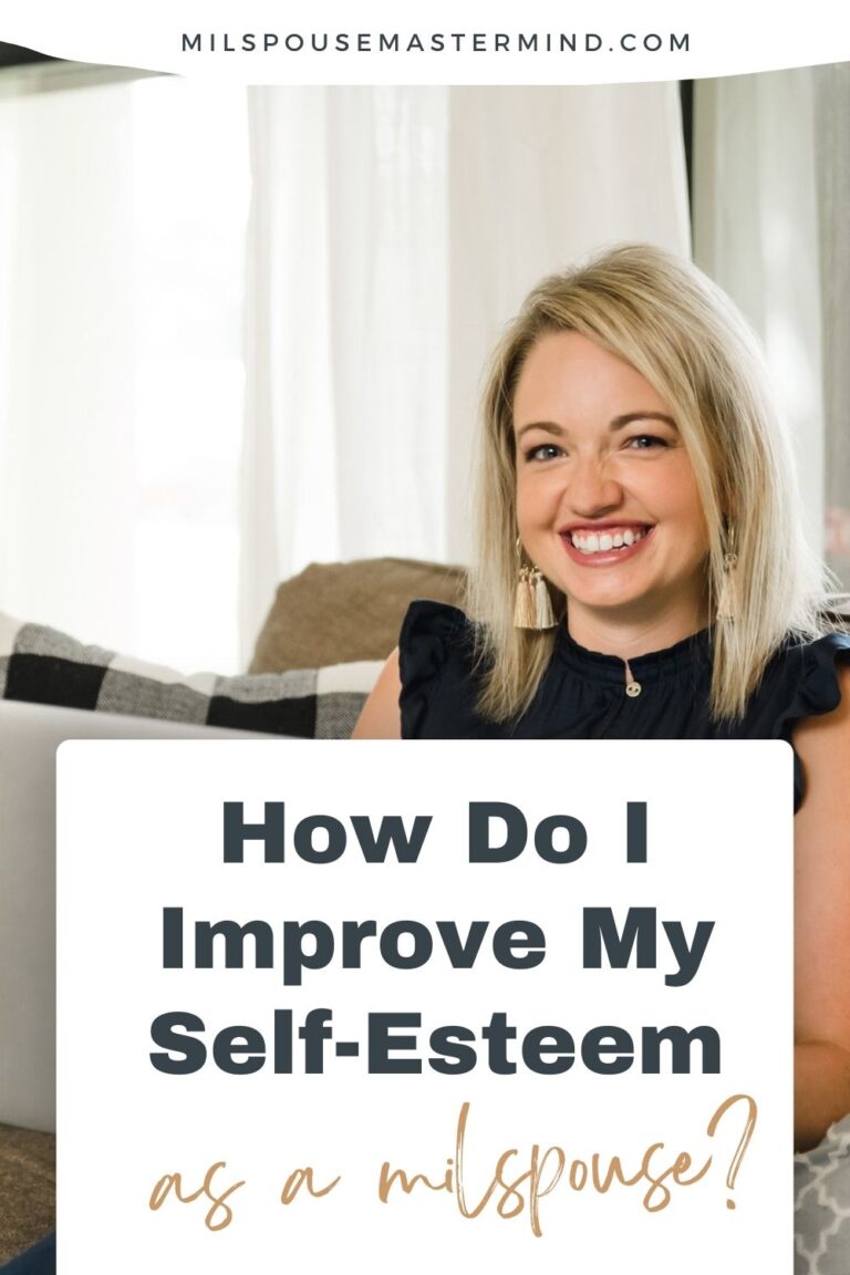 What you can do to stop mentally doubting yourself, improve your self-confidence, and ultimately help you reach your goals and dreams as a milspouse.