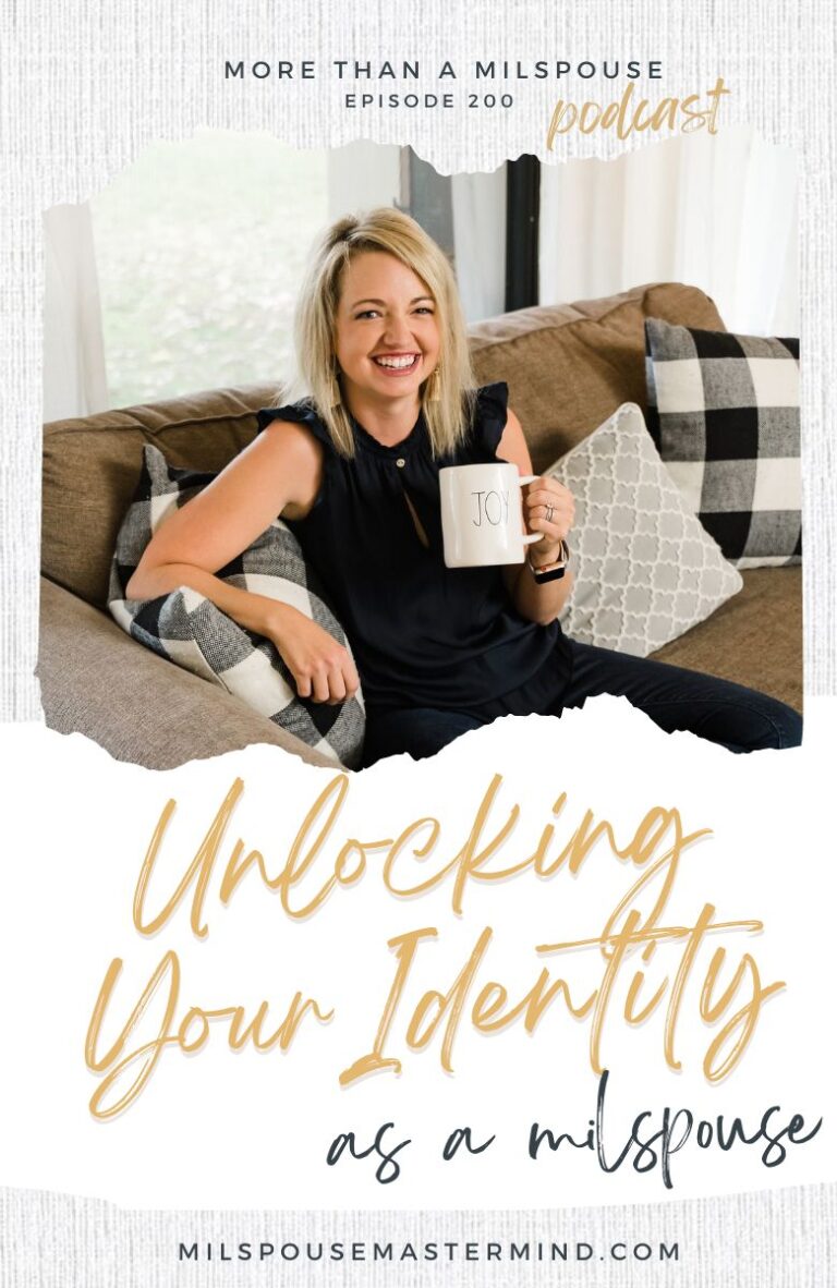 Finding Your Identity and Purpose as a Military Spouse: A five-part series to help you reconnect and start the self-discovery process.