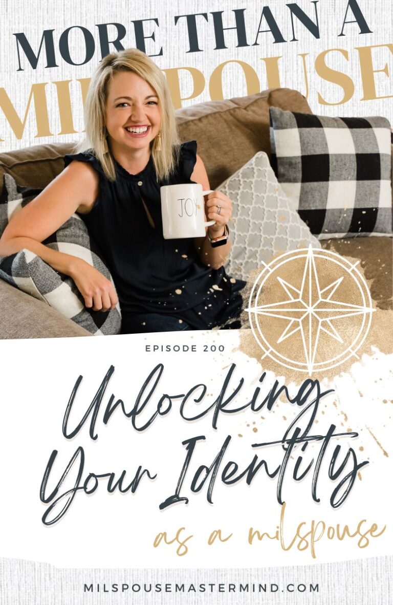 Finding Your Identity and Purpose as a Military Spouse: A five-part series to help you reconnect and start the self-discovery process.