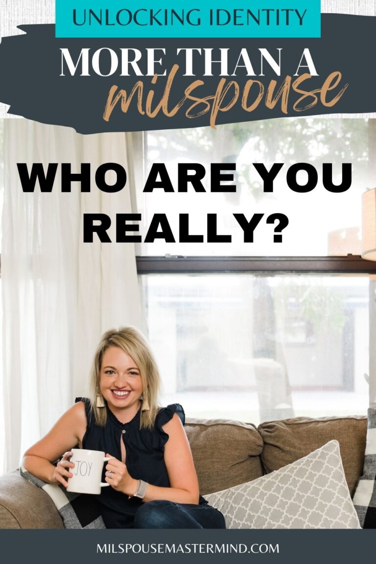 Finding Your Identity and Purpose as a Military Spouse: A five-part series to help you reconnect and start the self-discovery process.