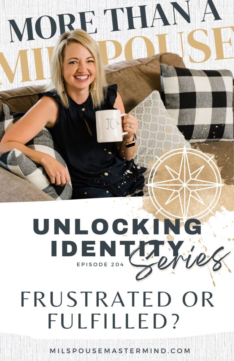 Finding Your Identity and Purpose as a Military Spouse: A five-part series to help you reconnect and start the self-discovery process.