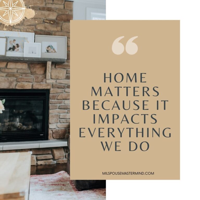 What's So Important About Home? // Milspouse Transformation Series