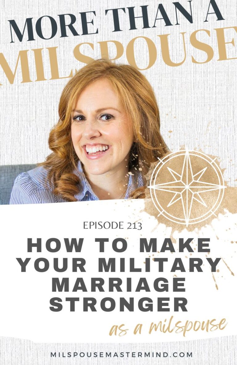 How to Make Your Military Marriage Stronger with Military Marriage Coach Dr. Lindsay Cavanaugh // Milspouse Transformation Series