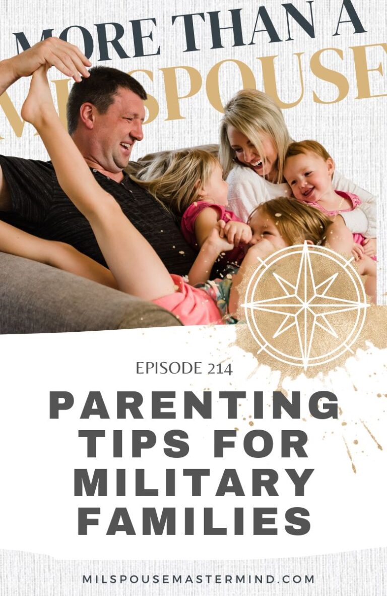 Parenting Tips for Military Families with Parenting Coach Kathy Bowers // Milspouse Transformation Series