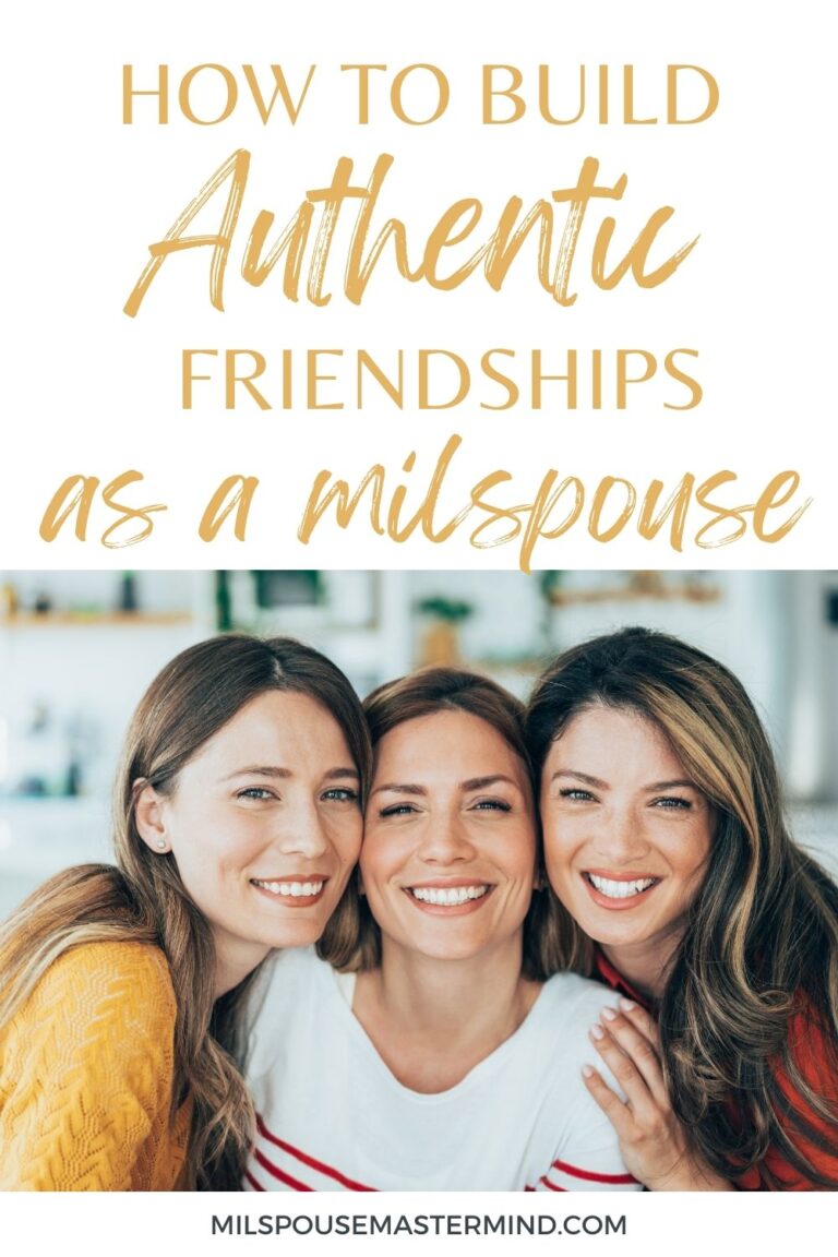 Why Is It So Hard? Building Authentic Friendships as a Military Spouse with Megan B. Brown // Milspouse Transformation Series