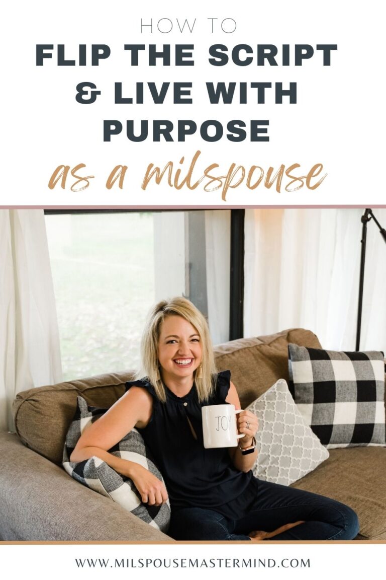 How to Flip the Script & Live With Purpose as a Military Spouse with Discover Your Spark Founder Brittany Boccher // Milspouse Transformation Series