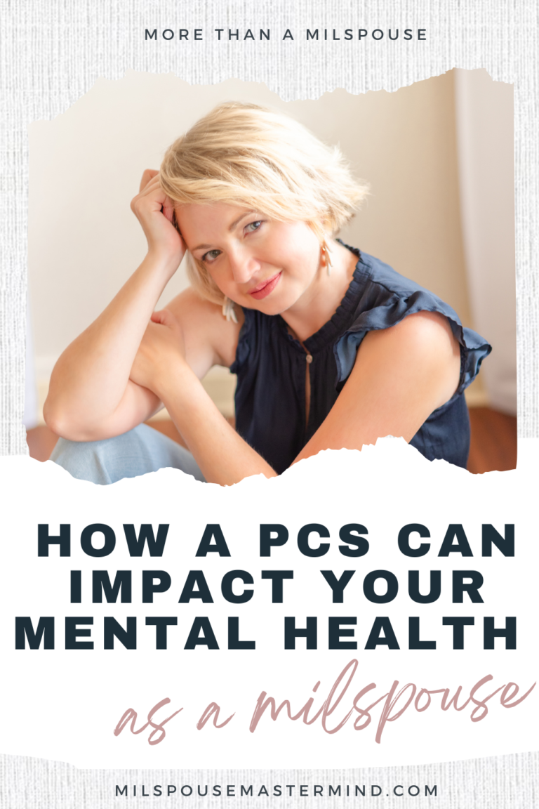 PCSing can impact your physical and mental health as a military spouse