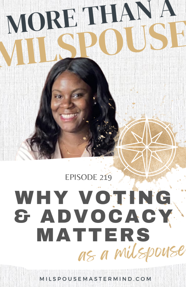 voting as a military spouse, your advocacy matters for military families