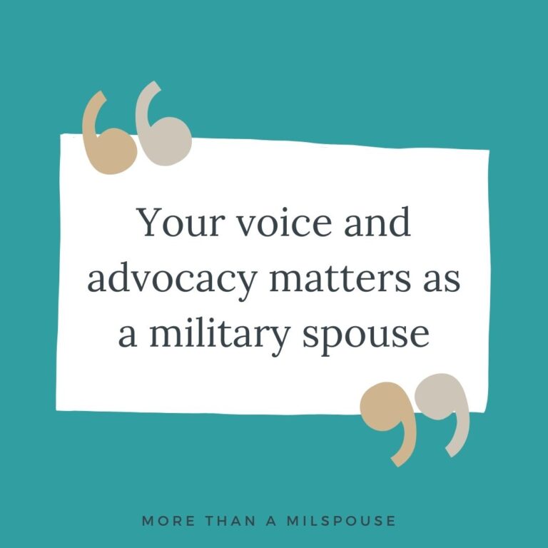 voting as a military spouse, your advocacy matters for military families