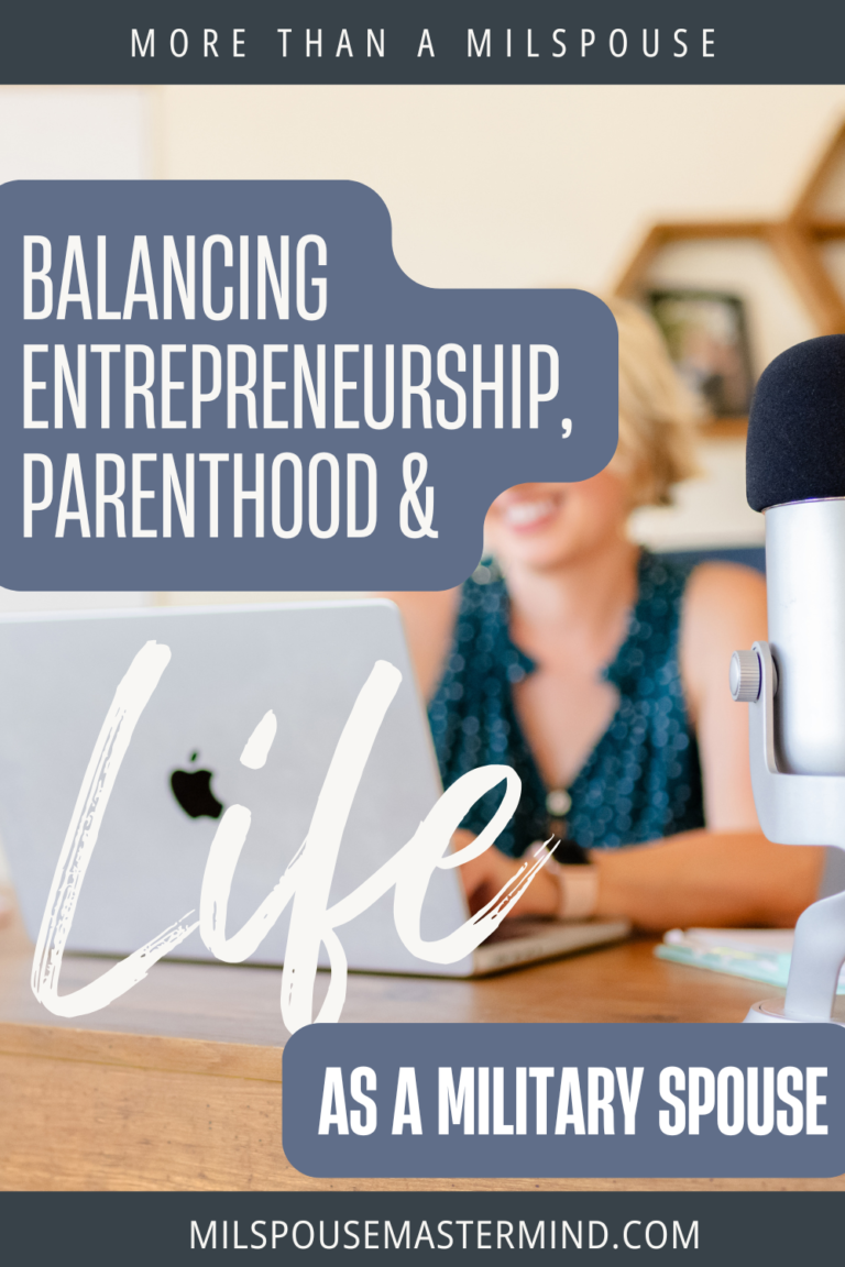 How do you balance your career, goals and life as a military spouse? Here's what works for Emilie.