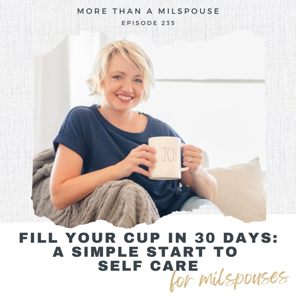 Free guided meditation, affirmations, and journal prompts for military spouses.