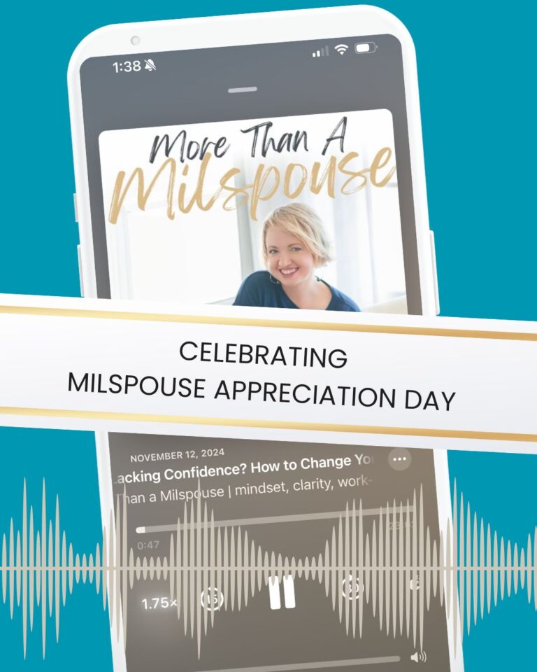 Celebrating Military Spouse Appreciation Day with gratitude and encouragement.