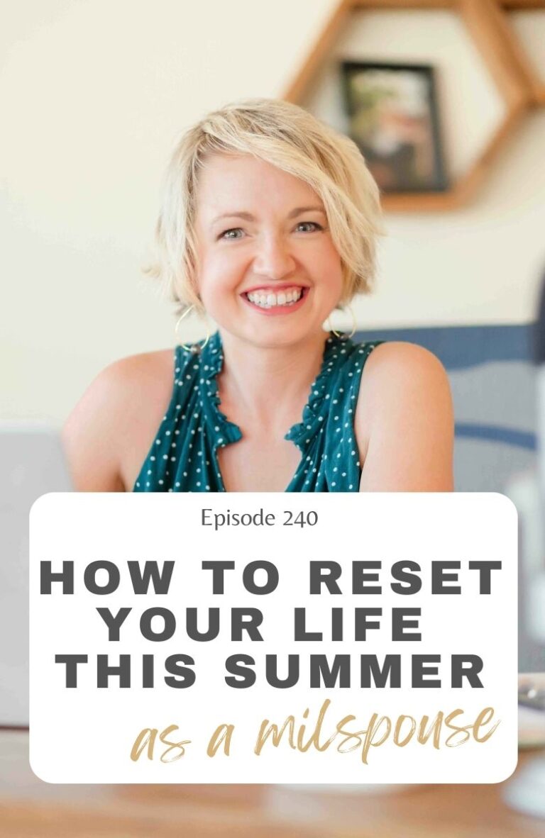 Learn to reconnect with who you are, uncover what matters most, and start making meaningful progress towards your goals this summer as a military spouse.