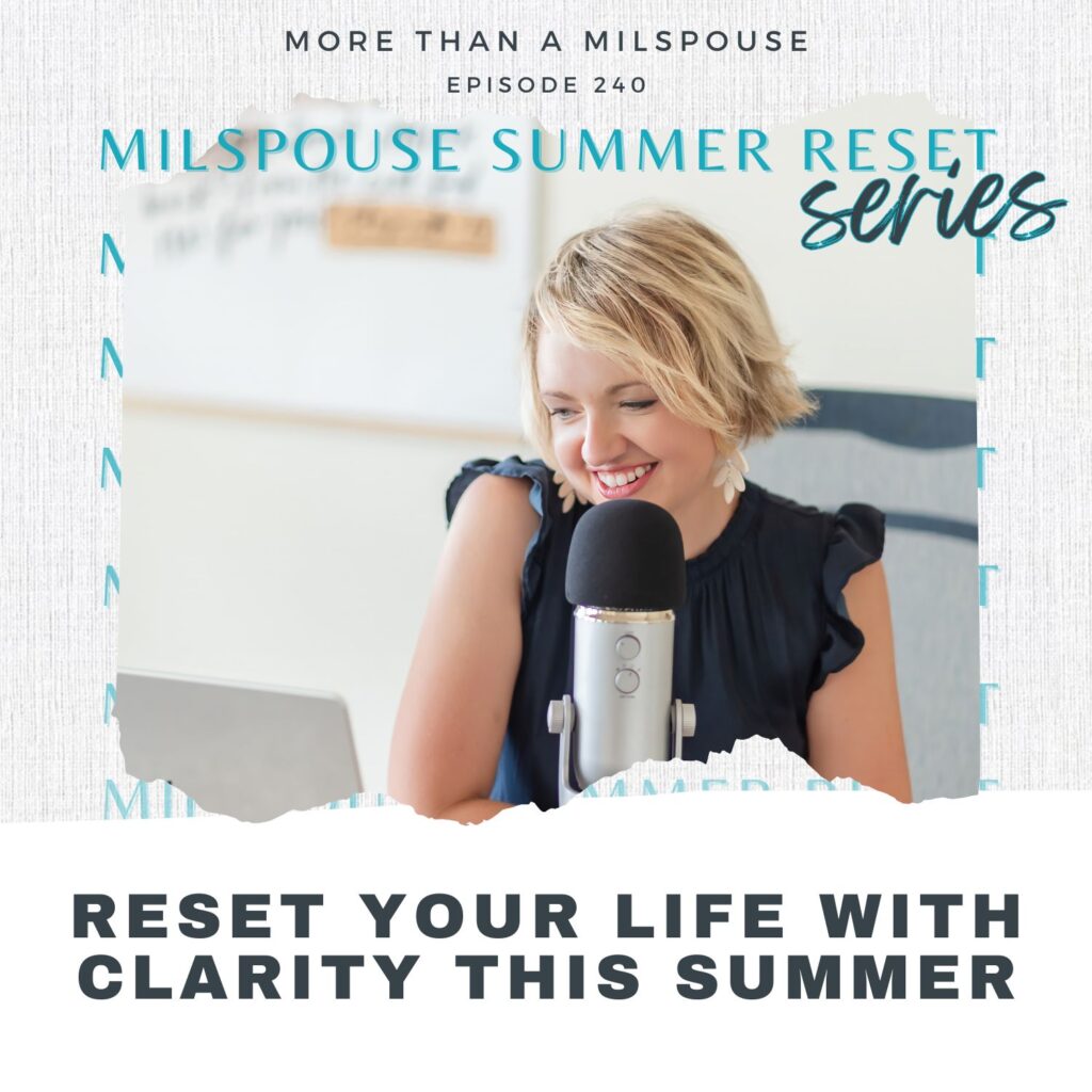 Learn to reconnect with who you are, uncover what matters most, and start making meaningful progress towards your goals this summer as a military spouse.
