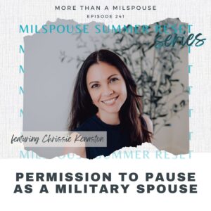 It's easy to put yourself last as a military spouse. But rest is vital to your well-being.