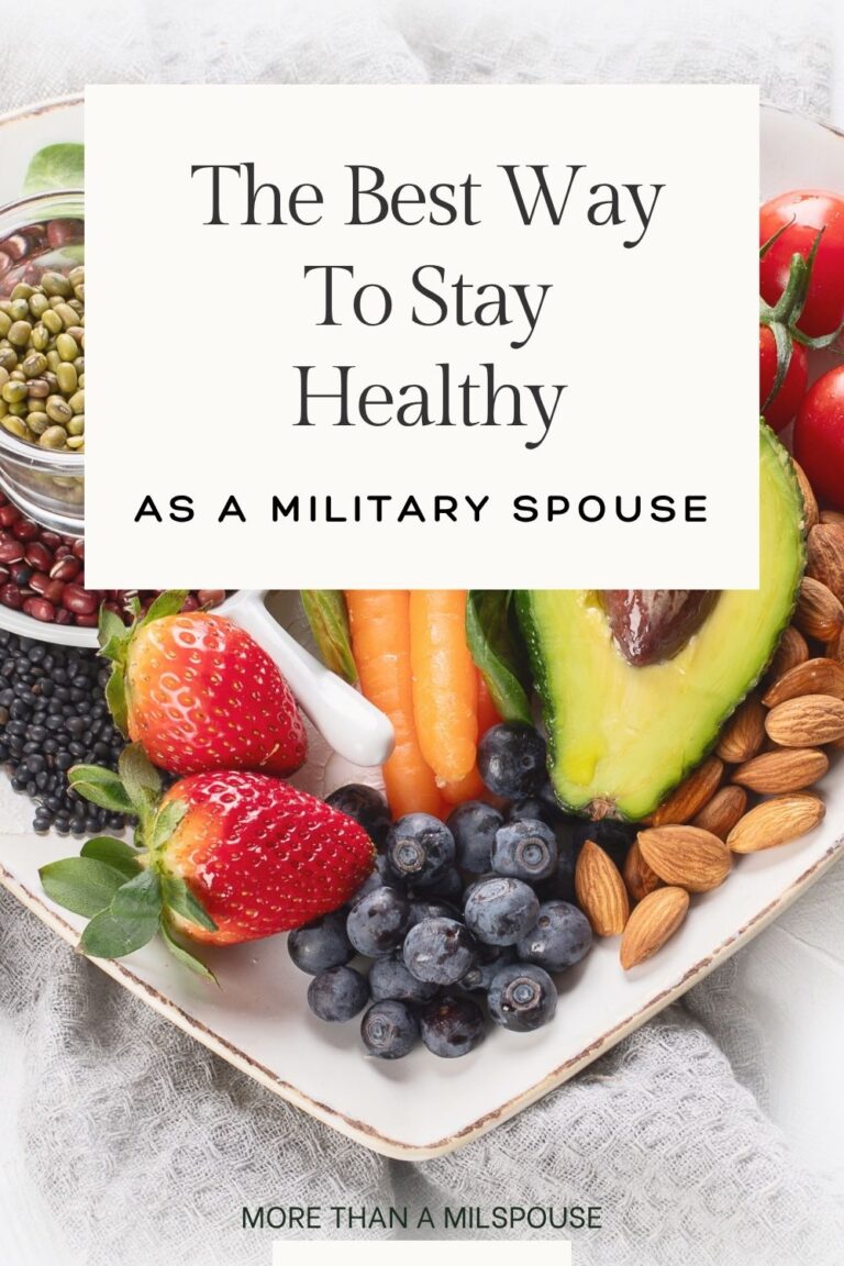How to reach your health and fitness goals as a military spouse.