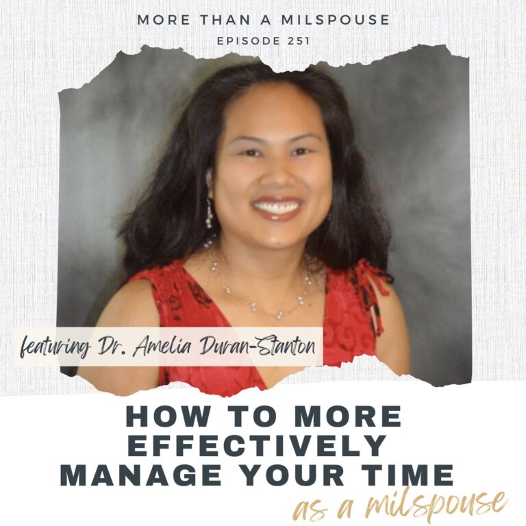 Time management is a key concern for many military spouses. Here are some tips to make it easier.