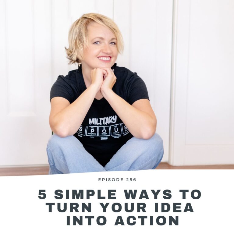 Five keys to turn an idea into action as a military spouse