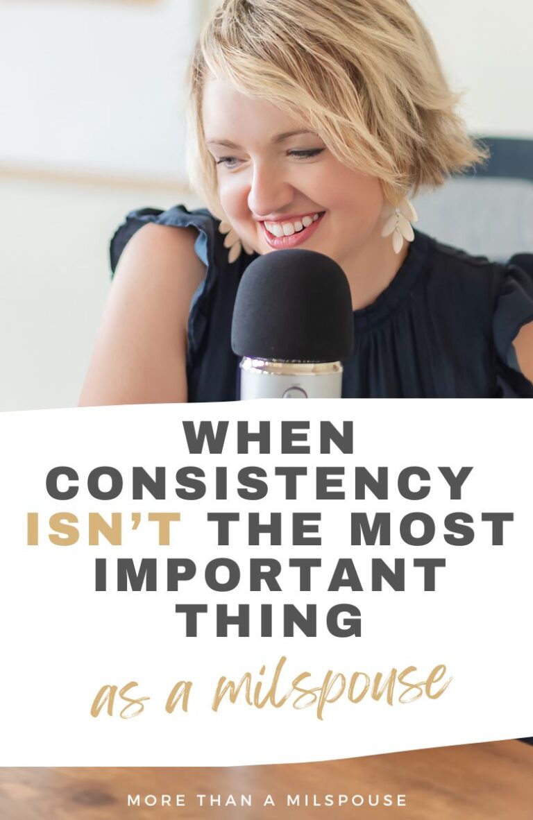 What if consistency isn't the most important thing?