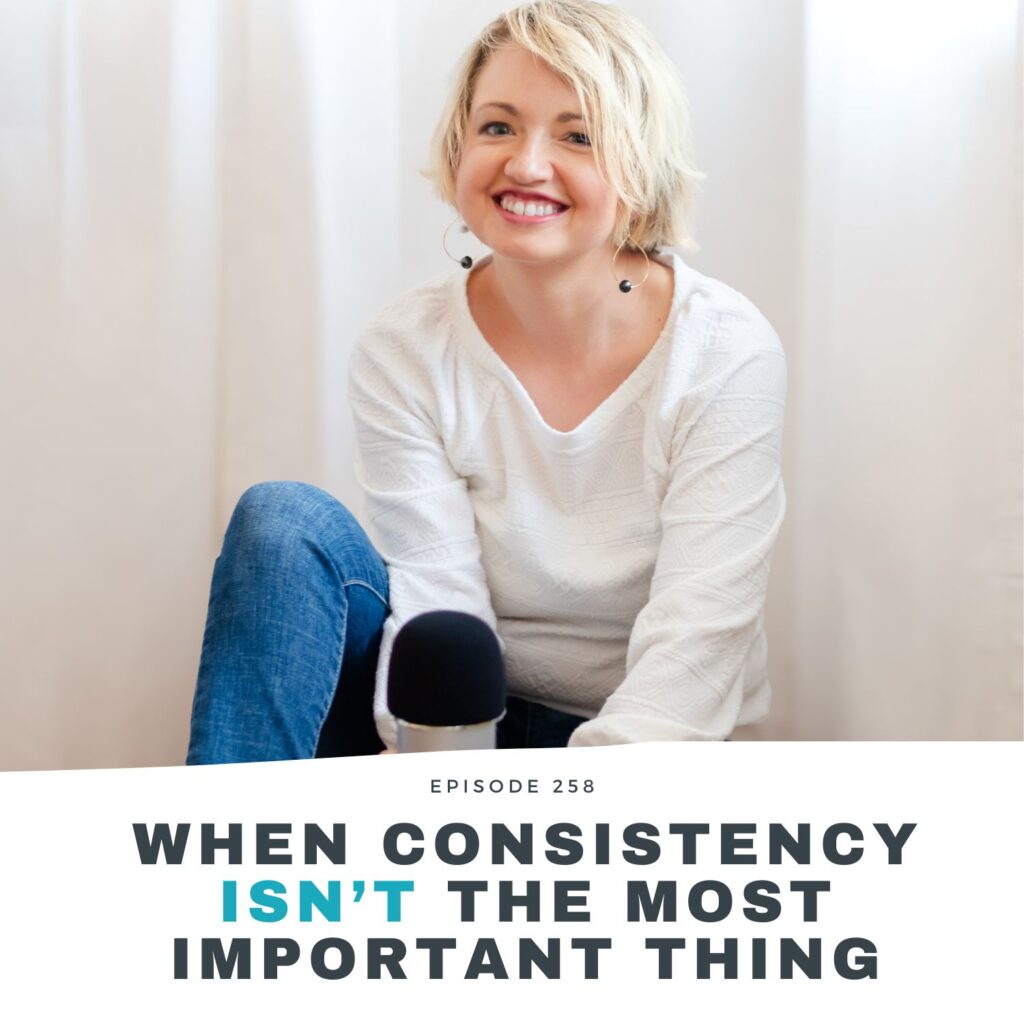 What if consistency isn't the most important thing?