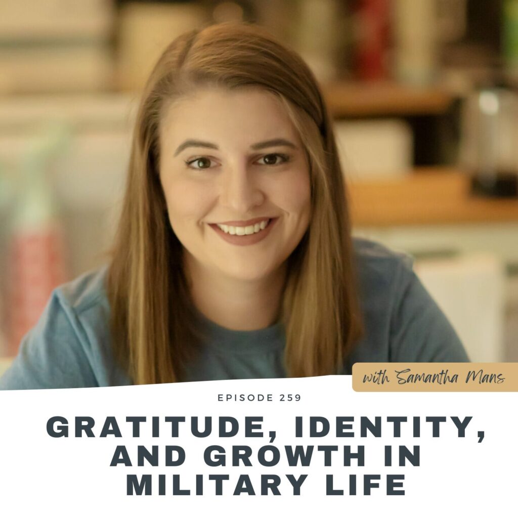 Learning to practice gratitude as a military spouse