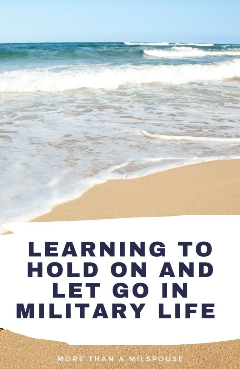 Holding on and letting go through military life transitions with Lindsay Swoboda